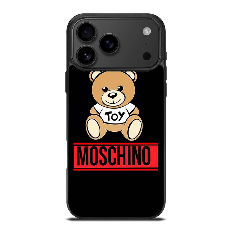 CUTE MOSCHINO TEDDY BEAR iPhone 17 Pro Max Case Cover