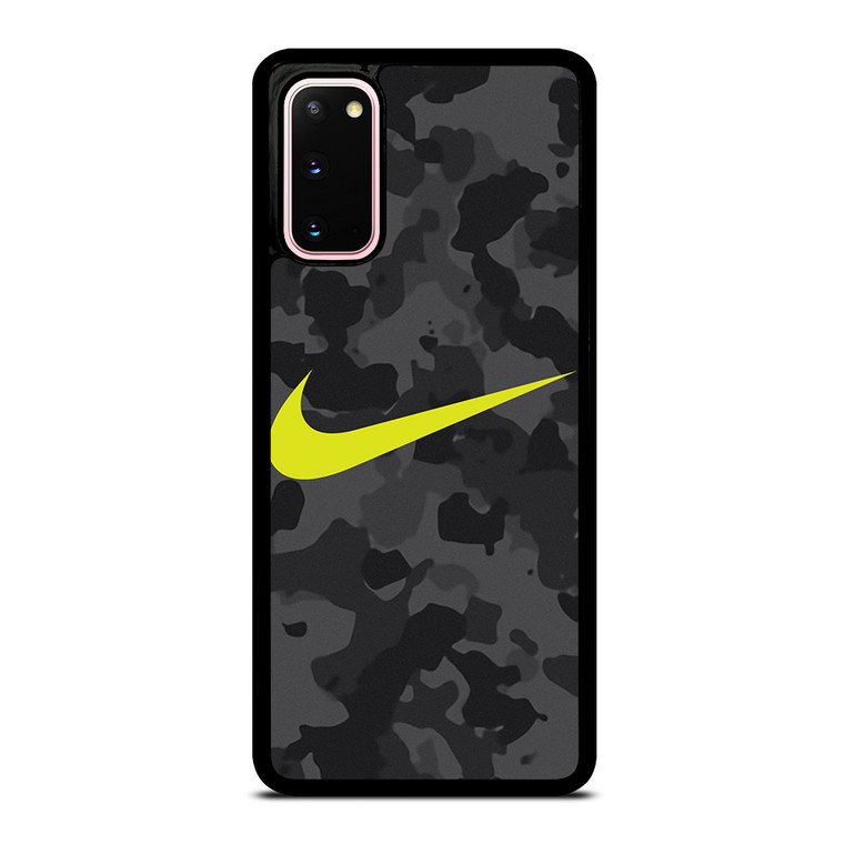 NIKE SWOOSH BLACK CAMO Samsung Galaxy S20 Case Cover