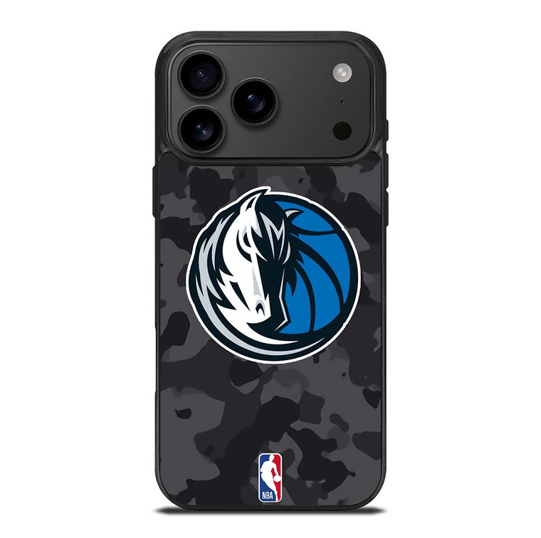 DALLAS MAVERICKS BLACK CAMO iPhone 17 Pro Max Case Cover