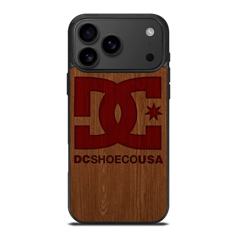 DC SHOES SKATEBOARD WOODEN LOGO iPhone 17 Pro Max Case Cover