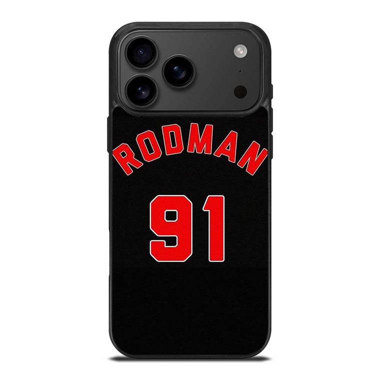 DENNIS RODMAN CHICAGO BULLS iPhone 17 Pro Max Case Cover