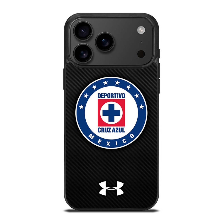DEPORTIVO CRUZ AZUL CARBON LOGO iPhone 17 Pro Max Case Cover