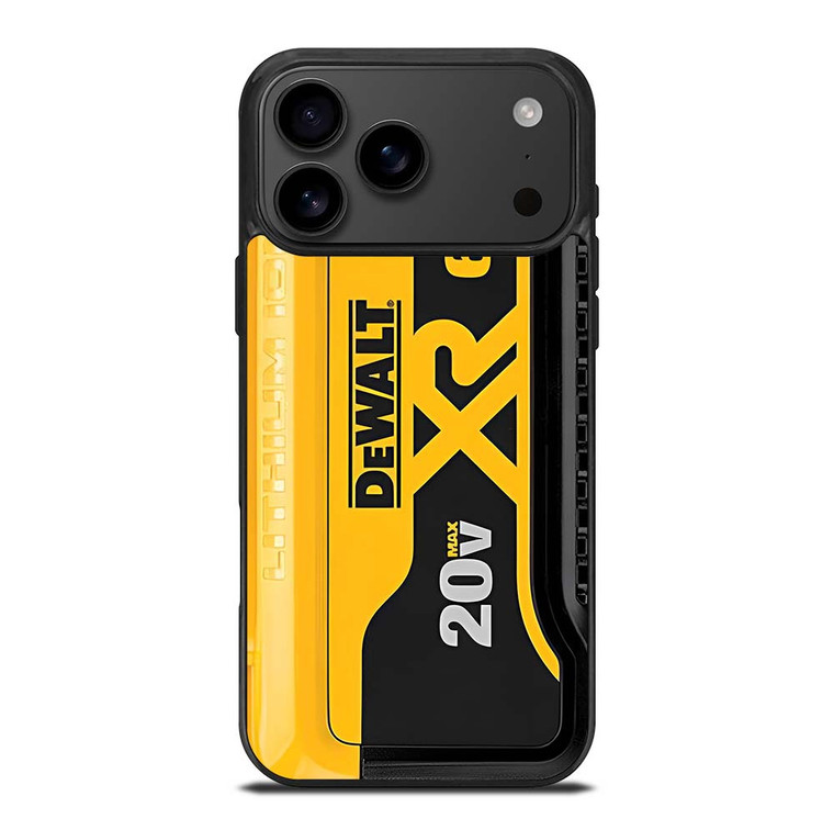 DEWALT TOOL LOGO LITHIUM BATTERY iPhone 17 Pro Max Case Cover