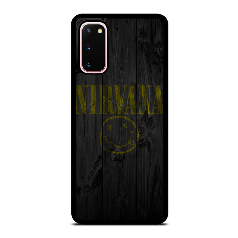 NIRVANA ROCK BAND WOODEN LOGO Samsung Galaxy S20 Case Cover