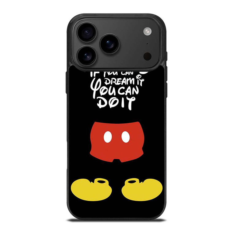 DISNEY MICKEY MOUSE QUOTES iPhone 17 Pro Max Case Cover