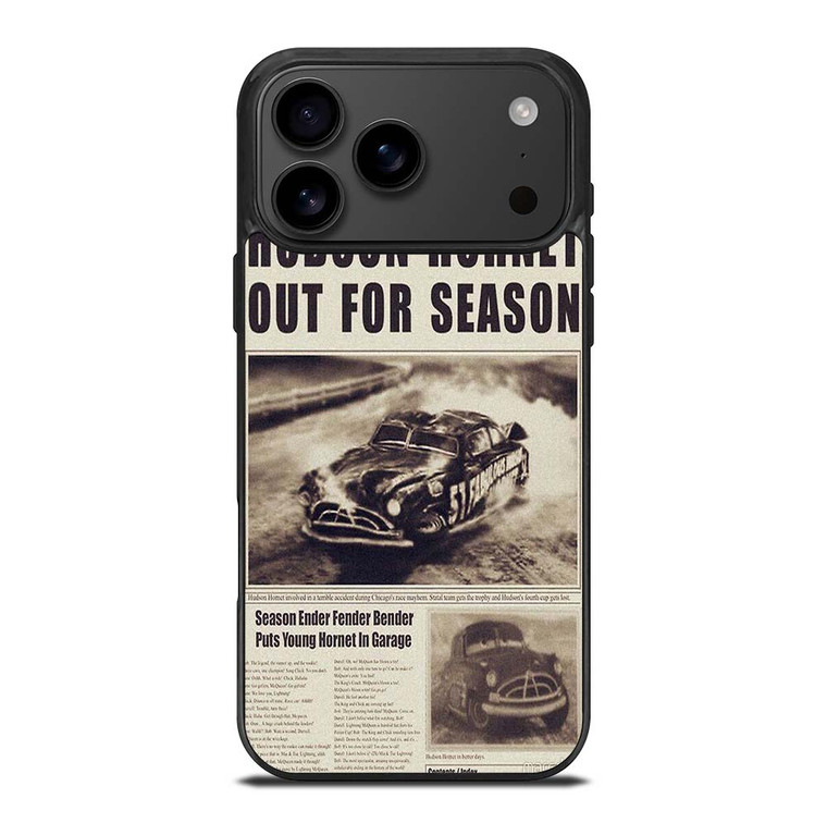 DOG HUDSON HORNET CARS MAGAZINE iPhone 17 Pro Max Case Cover