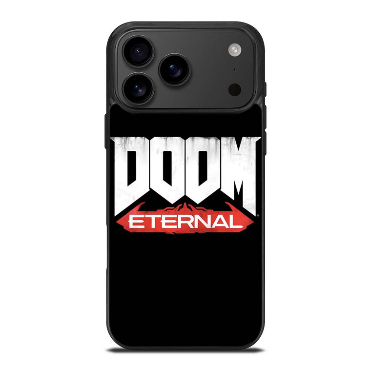 DOOM ETERNAL GAMES LOGO BLACK iPhone 17 Pro Max Case Cover