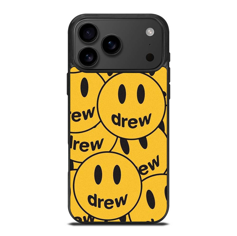 DREW SMILEY FACE PATTERN iPhone 17 Pro Max Case Cover