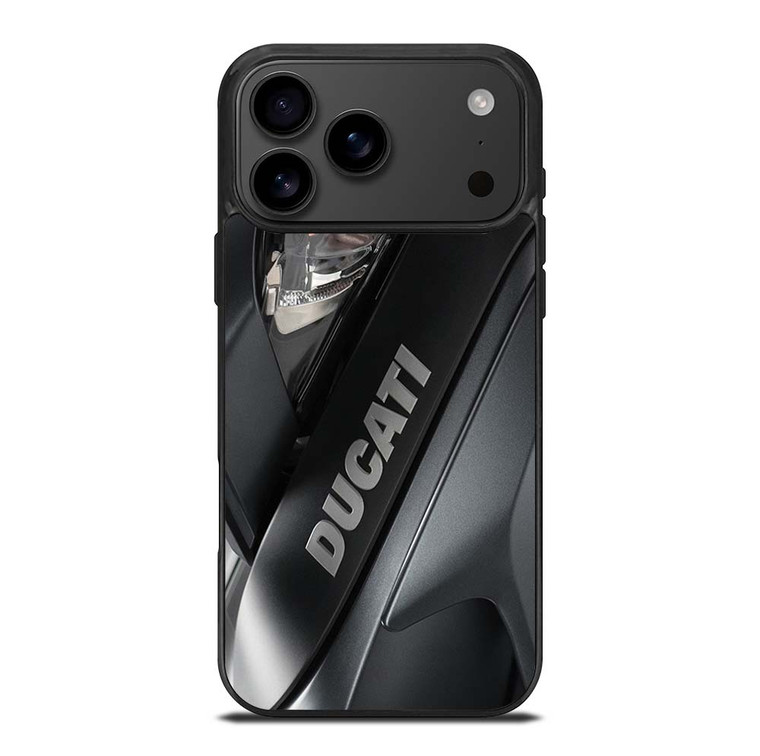 DUCATI BLACK LOGO EMBLEM iPhone 17 Pro Max Case Cover
