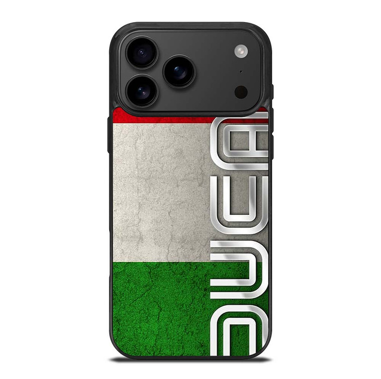 DUCATI MOTOR ITALY FLAG iPhone 17 Pro Max Case Cover