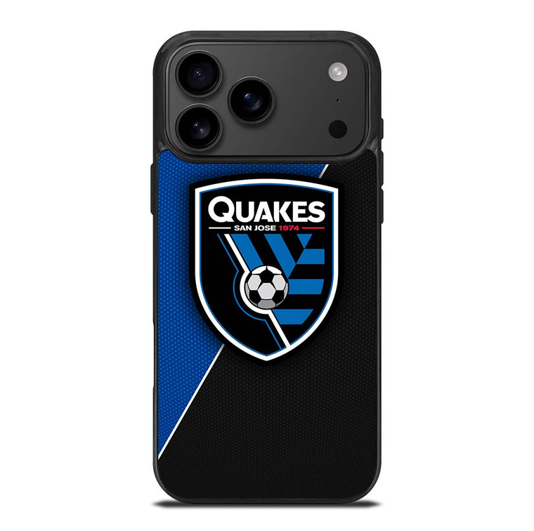 EARTHQUAKES SAN JOSE SOCCER MLS iPhone 17 Pro Max Case Cover