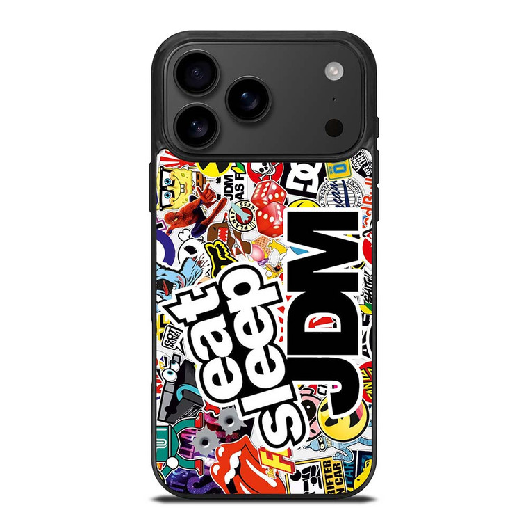 EAT SLEEP JDM iPhone 17 Pro Max Case Cover