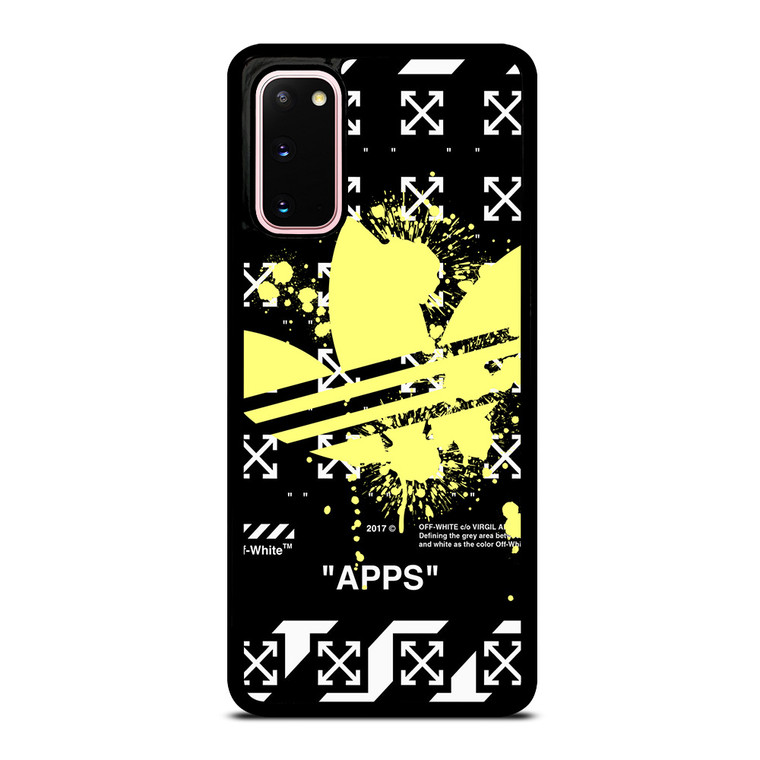 OFF WHITE X ADIDAS YELLOW Samsung Galaxy S20 Case Cover