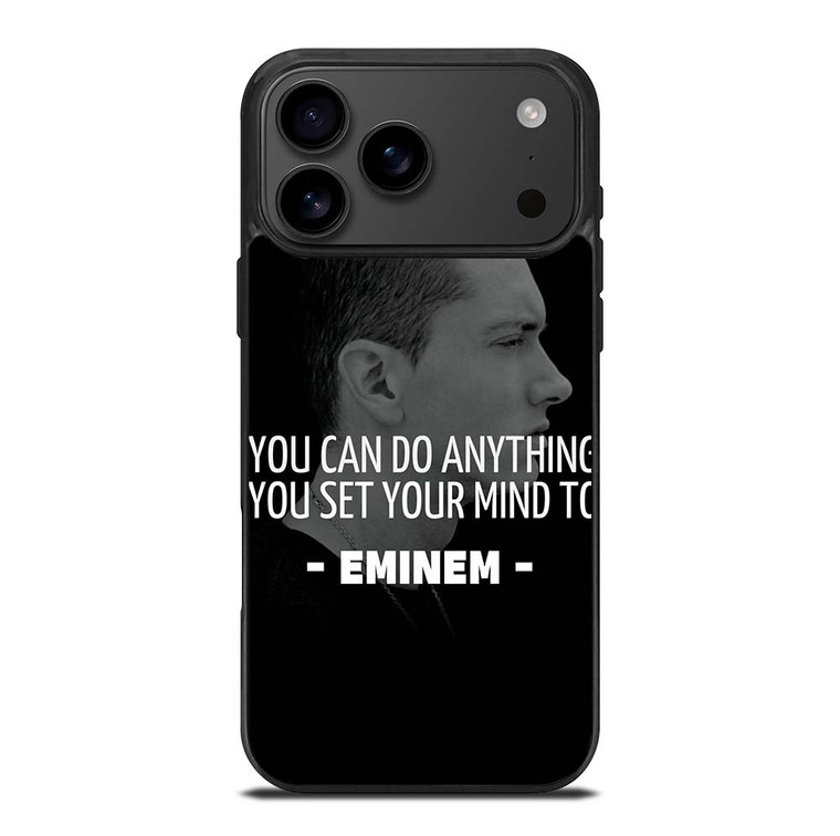 EMINEM RAPPER QUOTES iPhone 17 Pro Max Case Cover
