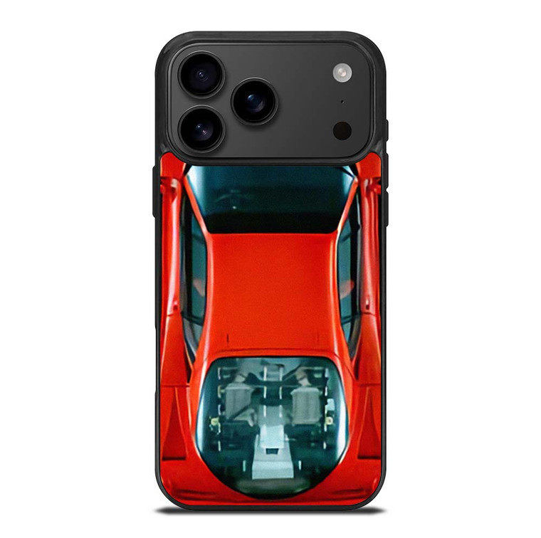 FERRARI F40 TOP VIEW iPhone 17 Pro Max Case Cover