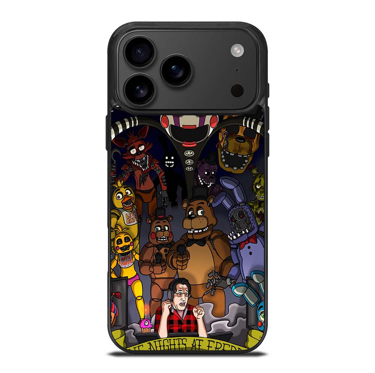 FIVE NIGHTS AT FREDDY'S ALL CHARACTERS iPhone 17 Pro Max Case Cover