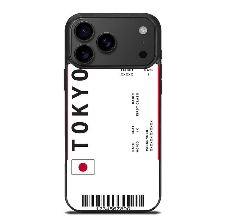 FLIGHT TICKETS JAPAN iPhone 17 Pro Max Case Cover