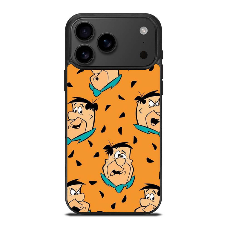 FRED FLINTSTONE CARTOON PATTERN iPhone 17 Pro Max Case Cover