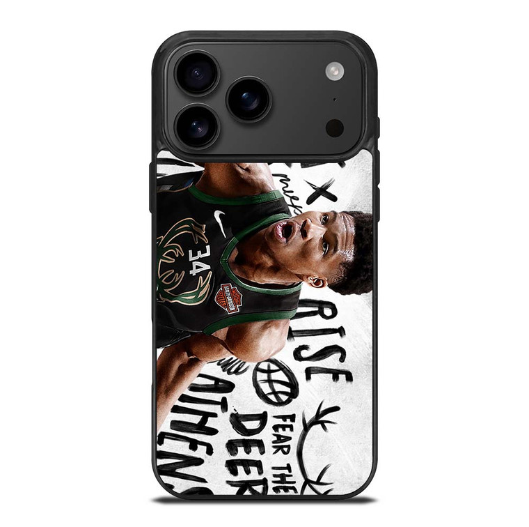 GIANNIS ANTETOKOUNMPO MILWAUKEE BUCKS 2 iPhone 17 Pro Max Case Cover
