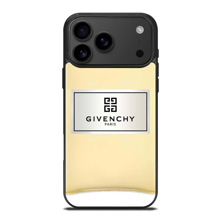 GIVENCHY PARIS GOLD LOGO 2 iPhone 17 Pro Max Case Cover
