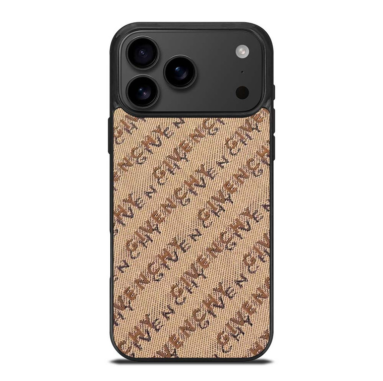 GIVENCHY PARIS LOGO PATTERN 2 iPhone 17 Pro Max Case Cover