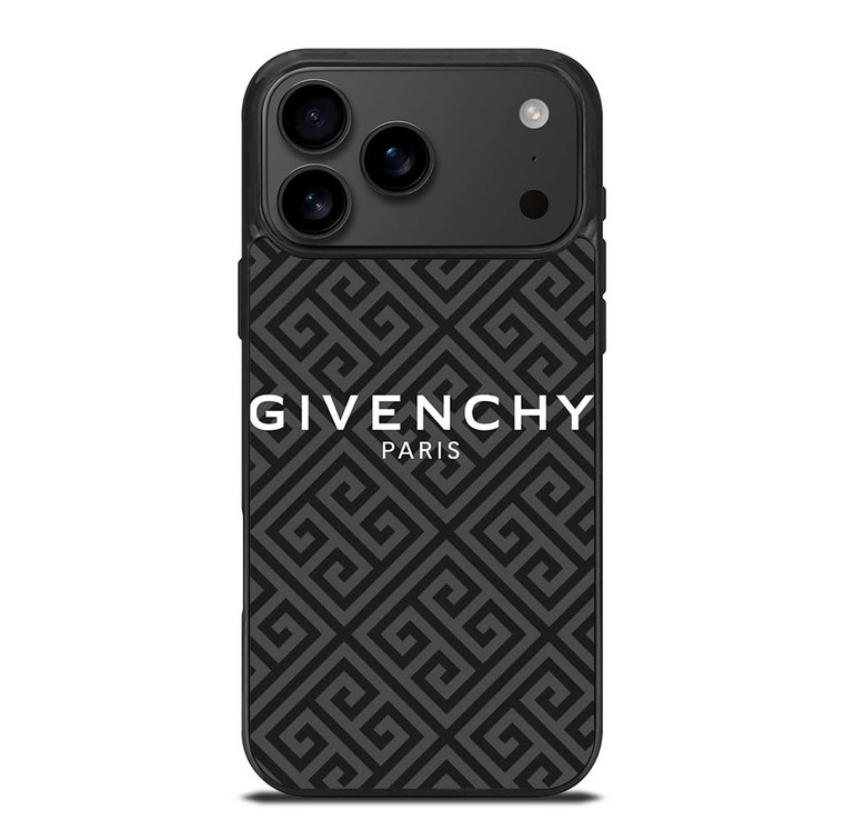 GIVENCHY PARIS LOGO PATTERN iPhone 17 Pro Max Case Cover