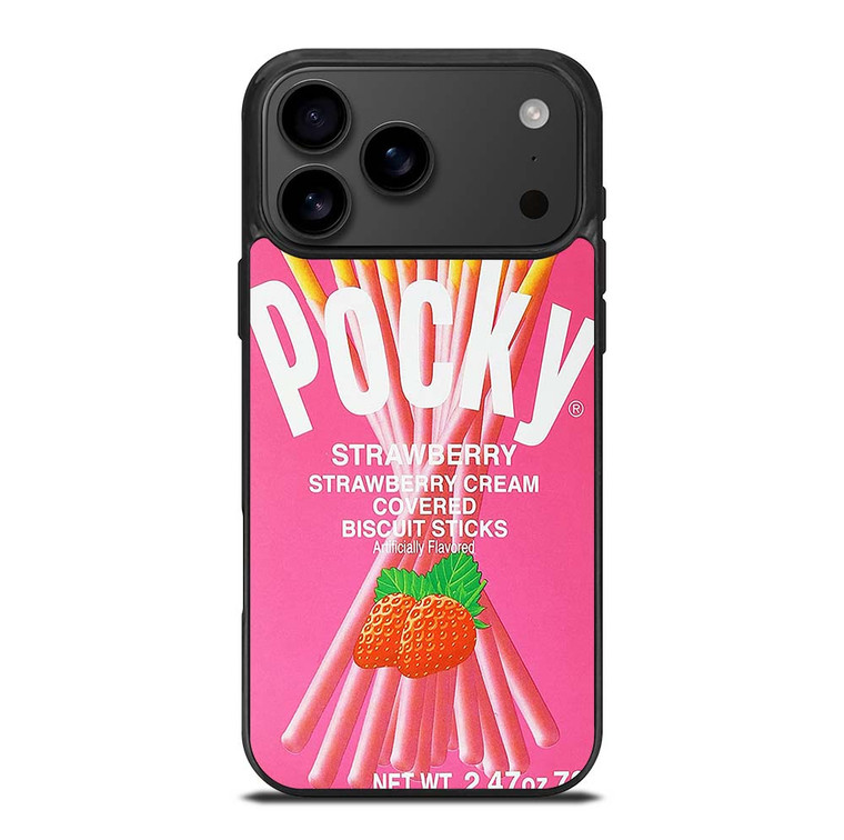 GLICO POCKY STRAWBERRY iPhone 17 Pro Max Case Cover
