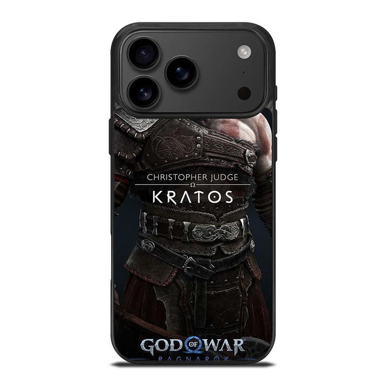 GOD OF WAR RAGNAROK KRATOS CHRISTOPHER JUDGE iPhone 17 Pro Max Case Cover