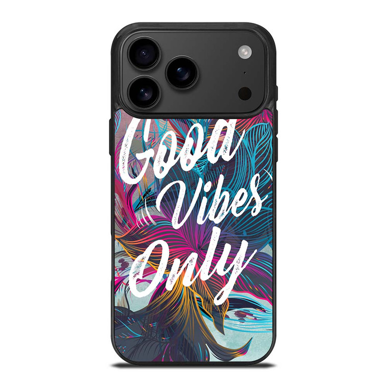 GOOD VIBES ONLY VINTAGE iPhone 17 Pro Max Case Cover