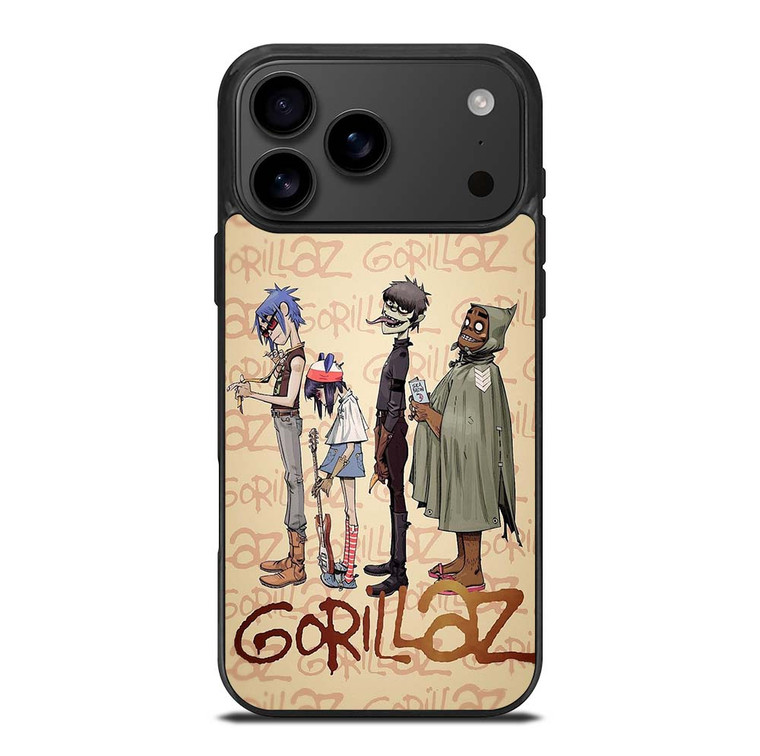 GORILLAZ ENGLISH BAND 3 iPhone 17 Pro Max Case Cover