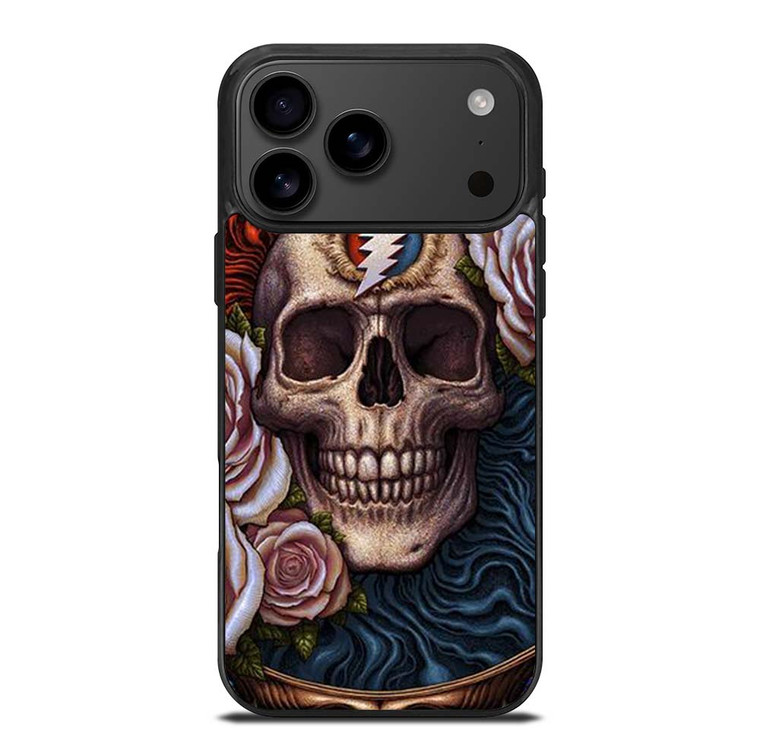 GRATEFUL DEAD SKULL AND ROSE LOGO iPhone 17 Pro Max Case Cover