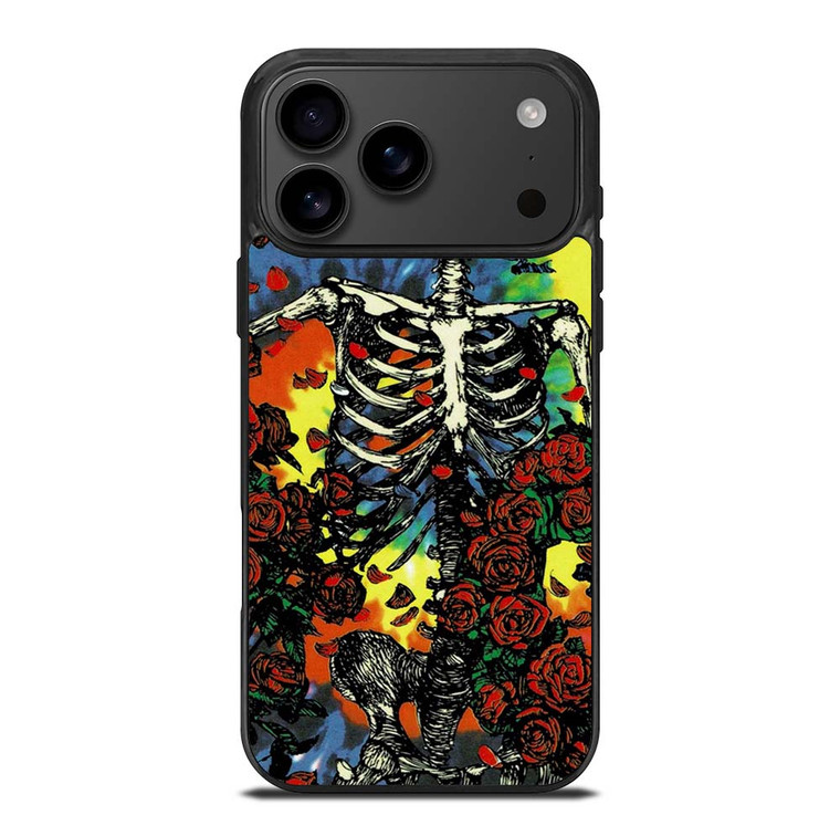 GRATEFUL DEAD SKULL AND ROSE NEW iPhone 17 Pro Max Case Cover