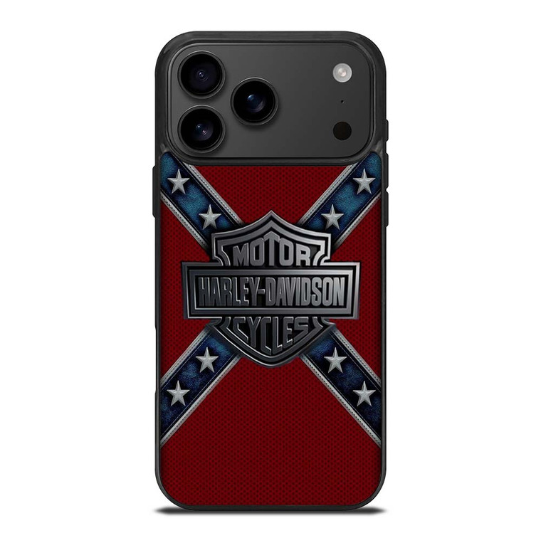 HARLEY DAVIDSON FLAG CARBON iPhone 17 Pro Max Case Cover