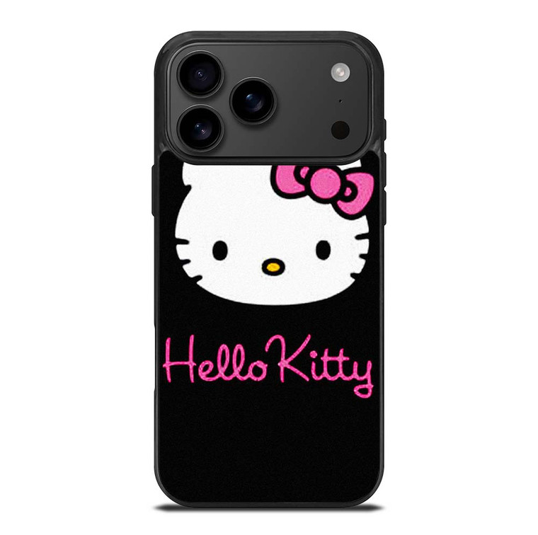 HELLO KITTY BLACK iPhone 17 Pro Max Case Cover