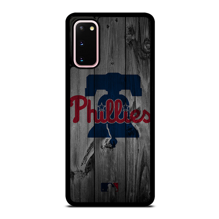 PHILADELPHIA PHILLIES BASEBALL MLB WOOD LOGO Samsung Galaxy S20 Case Cover
