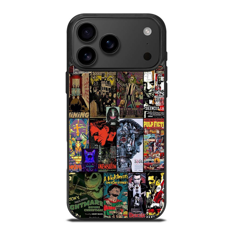HORROR MOVIE COLLAGE iPhone 17 Pro Max Case Cover
