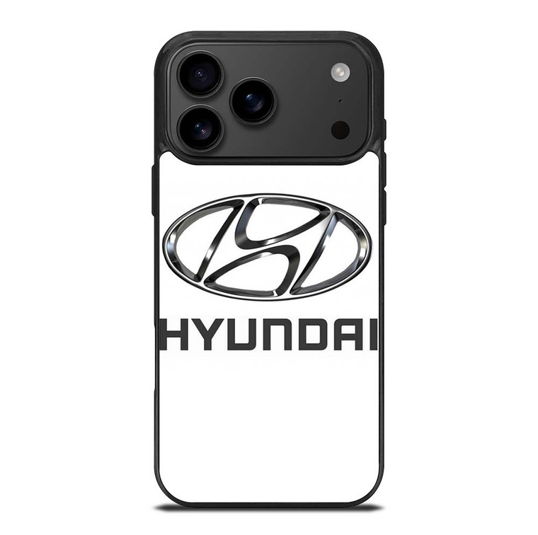 HYUNDAI MOTORS WHITE iPhone 17 Pro Max Case Cover