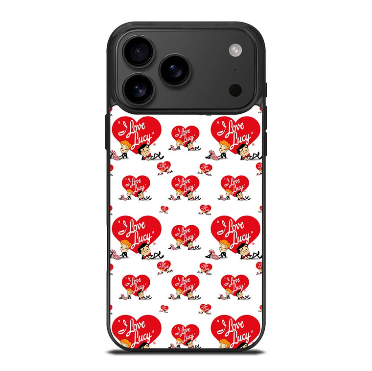 I LOVE LUCY CARTOON PATTERN iPhone 17 Pro Max Case Cover