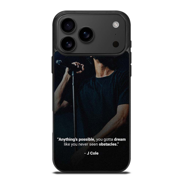 J COLE RAPPER QUOTES iPhone 17 Pro Max Case Cover