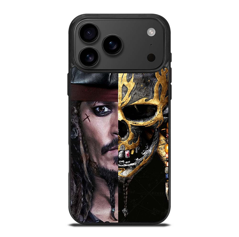 JACK SPARROW PIRATES OF THE CARIBBEAN SKULL iPhone 17 Pro Max Case Cover