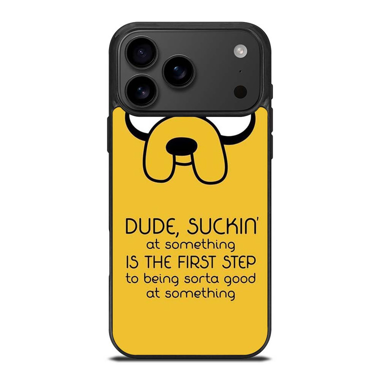 JAKE ADVENTURE TIME QUOTES iPhone 17 Pro Max Case Cover
