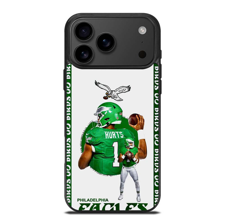 JALEN HURTS PHILADELPHIA STRIPE iPhone 17 Pro Max Case Cover