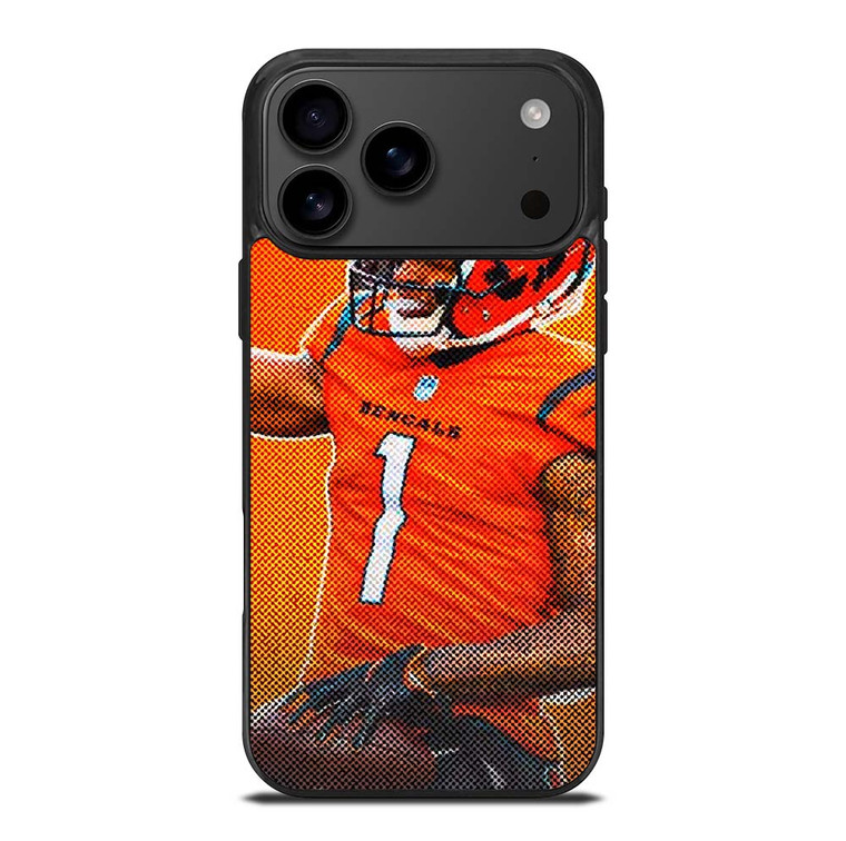 JAMARR CHASE CINCINNATI BENGALS NFL FOOTBALL 2 iPhone 17 Pro Max Case Cover