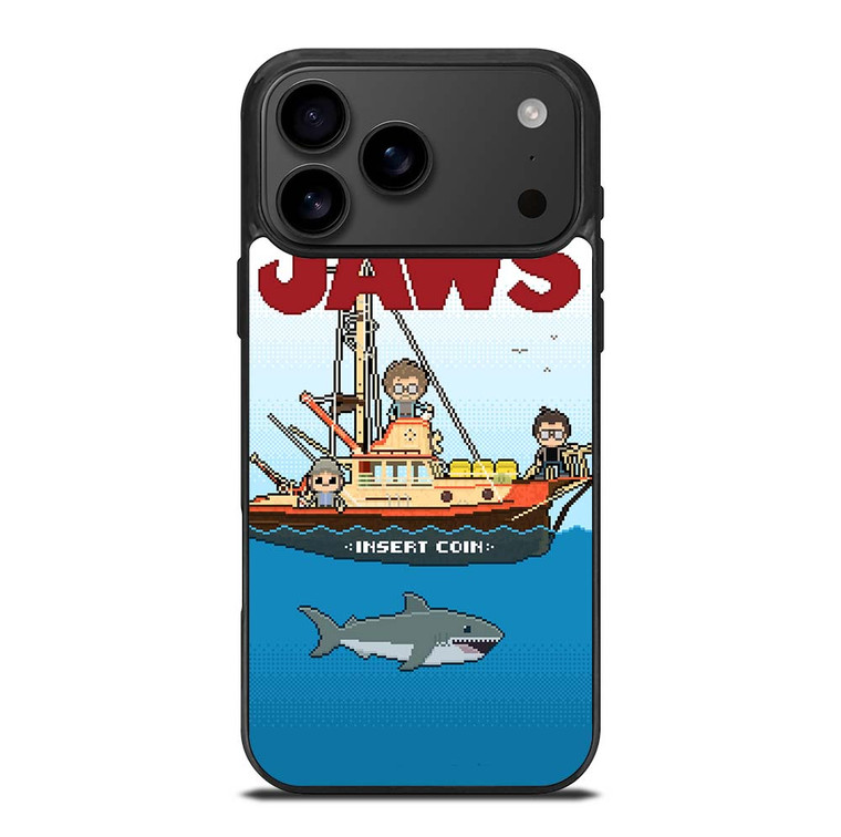 JAWS LOGO 8 BIT iPhone 17 Pro Max Case Cover