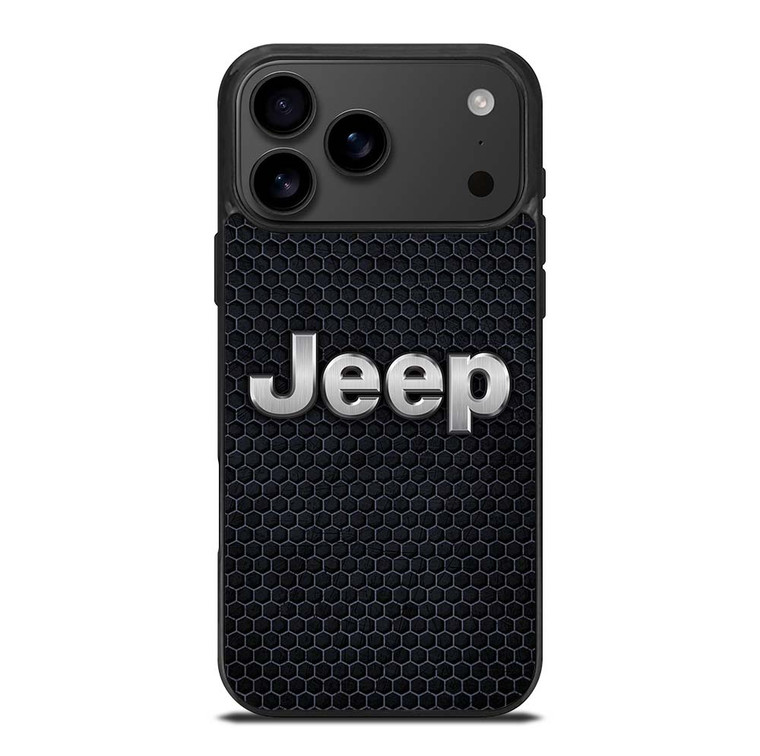 JEEP BLACK METAL LOGO iPhone 17 Pro Max Case Cover