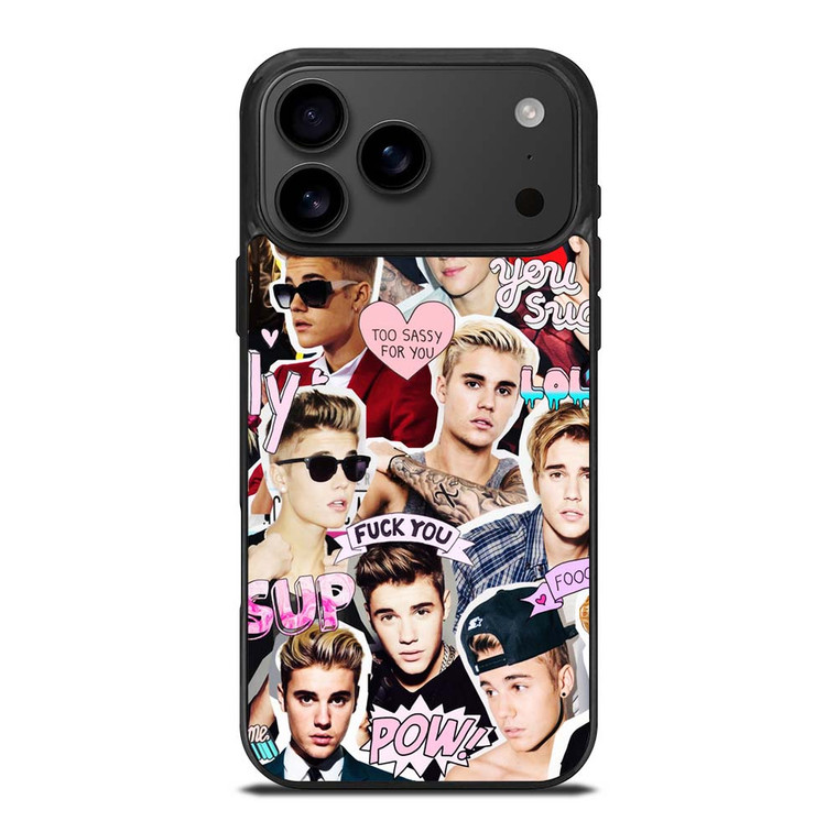 JUSTIN BIEBER COLLAGE iPhone 17 Pro Max Case Cover