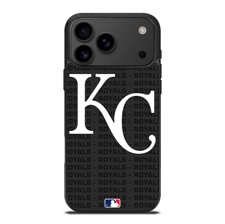 KANSAS CITY ROYALS BASEBALL BLACK iPhone 17 Pro Max Case Cover