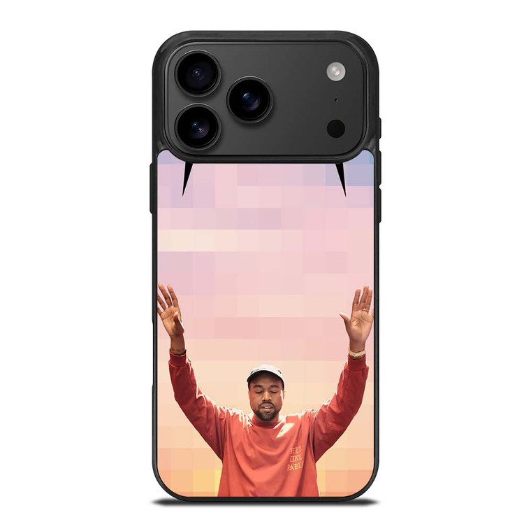 KANYE WEST POSTERIZE YEEZUS LOGO iPhone 17 Pro Max Case Cover