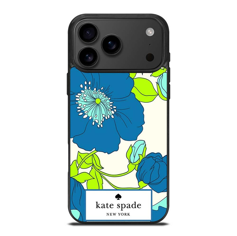 KATE SPADE BLUE FLORAL iPhone 17 Pro Max Case Cover