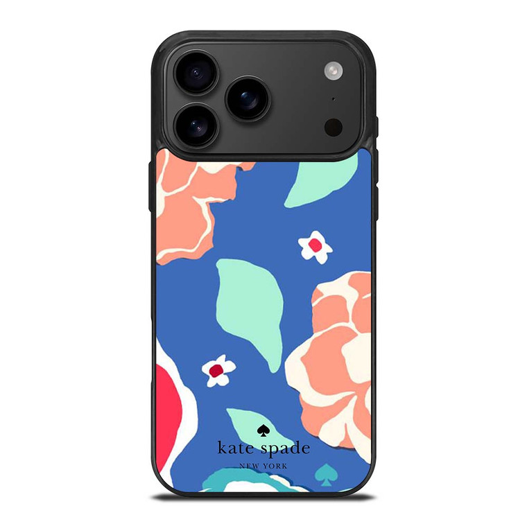 KATE SPADE NEW YORK BLUE FLORAL iPhone 17 Pro Max Case Cover